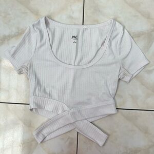 Pacsun White Crop Top